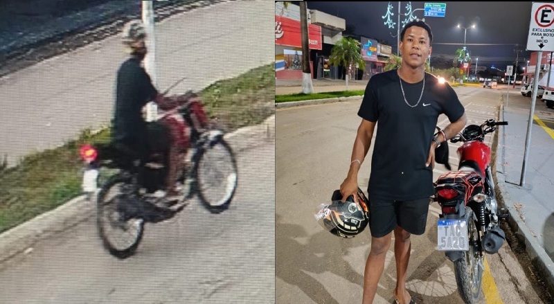 Um dos suspeitos foi preso pela Policia Militar.