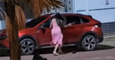 mulher descobre traição quebra carro