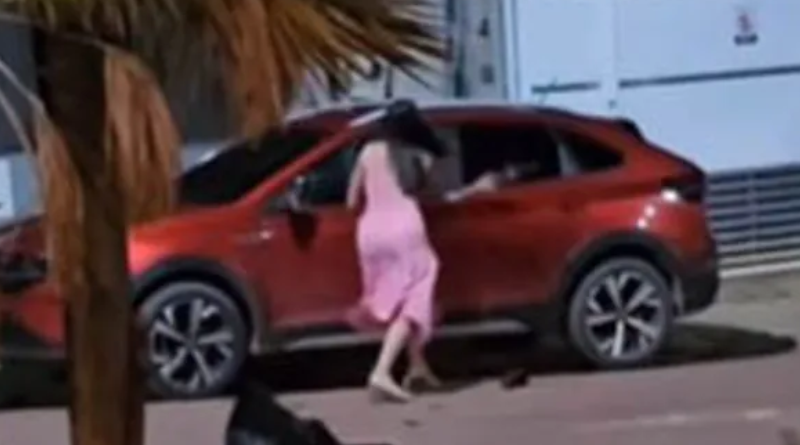mulher descobre traição quebra carro
