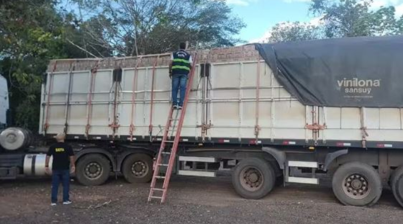 carga apreendida em NP