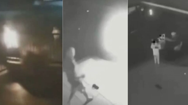 mullher se joga na piscina apos ter corpo incendiado por companheiro