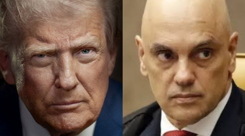 Trump x Alexandre de Moraes