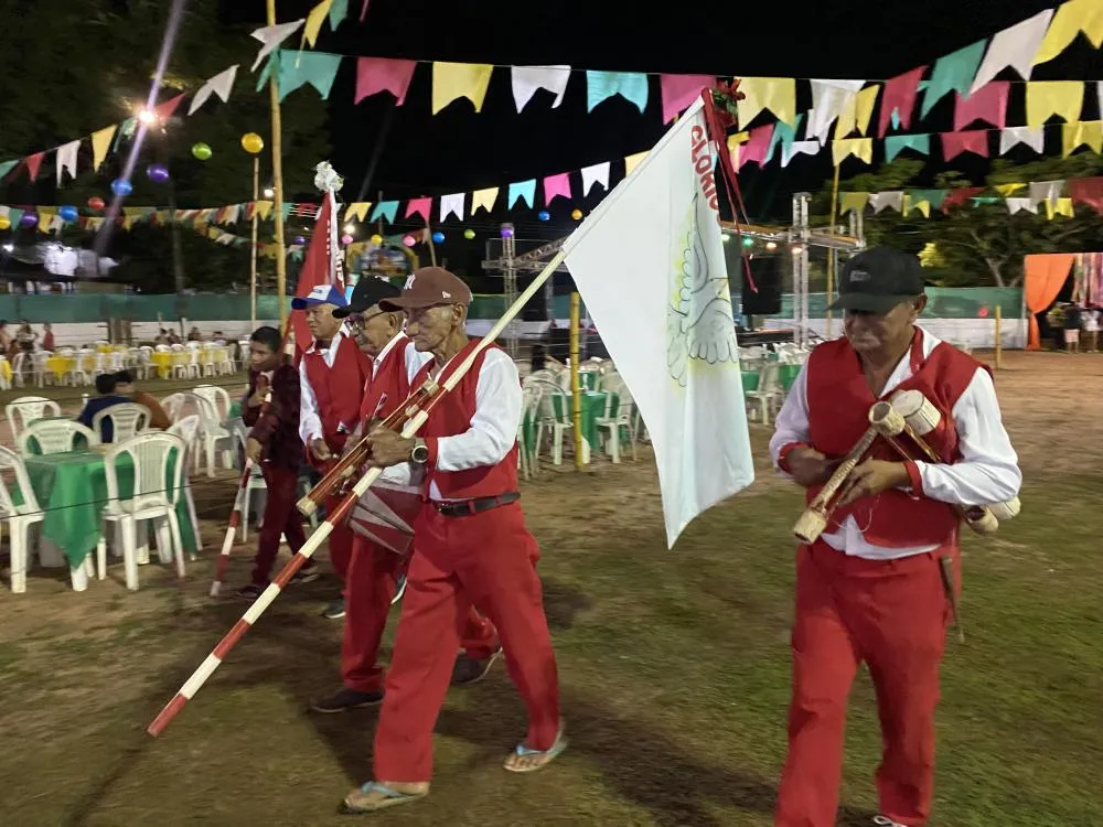 Rito religioso de abertura do festival / Foto: Isabelle Maciel - Tapajós de Fato