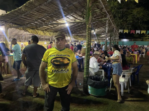 Adailso que é atual presidente do Conselho Comunitário / Foto: Isabelle Maciel - Tapajós de Fato