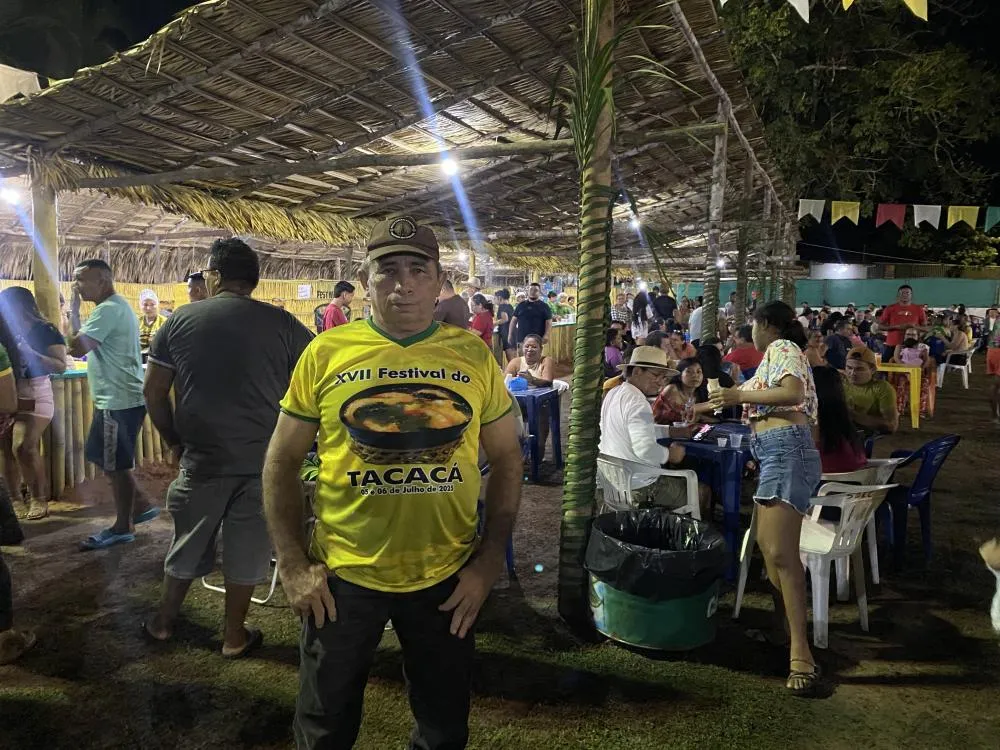 Adailso que é atual presidente do Conselho Comunitário / Foto: Isabelle Maciel - Tapajós de Fato