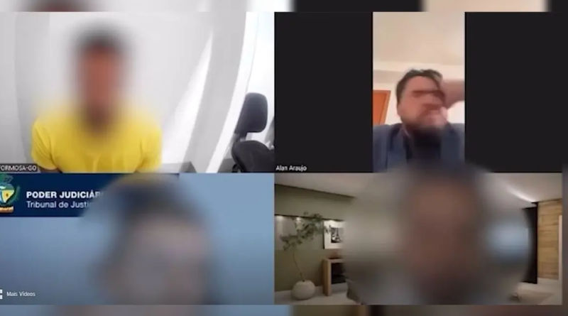 advogado leva tapa durante audiencia online