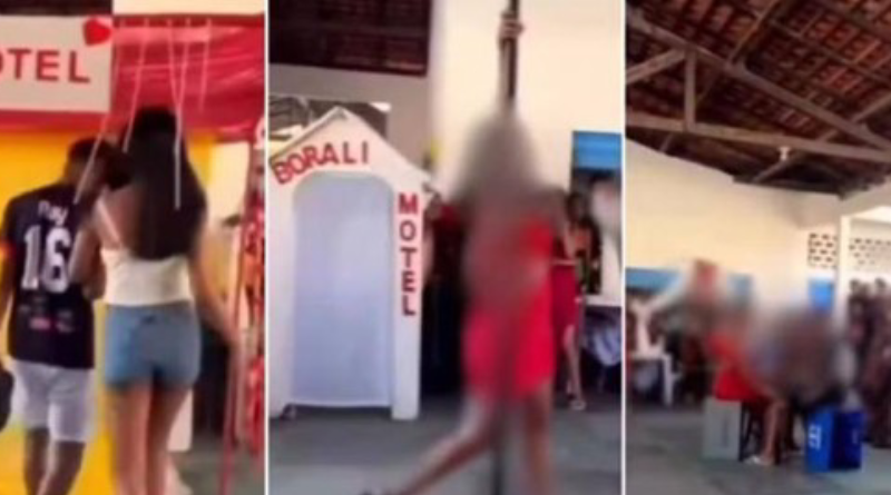 Alunos montam motel e simulam atos sexuais em gincana escolar