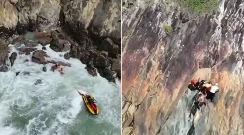 Menina de 10 anos é resgatada após ser arrastada pela correnteza em Guarujá