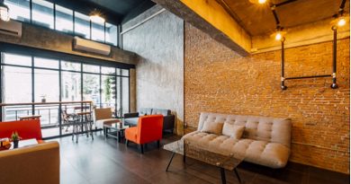 cafe and living room loft style