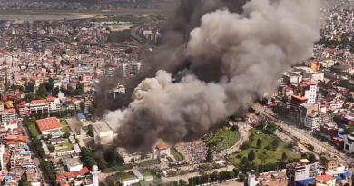 manifestação Nepal
