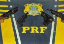 PRF prende homem com mandado em aberto e apreende arma e munições na BR-163, em Santarém