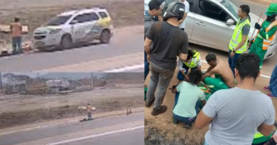 trabalhador atropelado