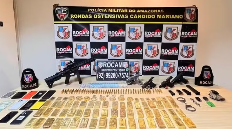 ouro-policiais preso-amazonas