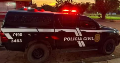 A Polícia Civil deu voz de prisão a mãe e a conduziu para a delegacia de policia — Foto_ Divulgação_Policia Civil