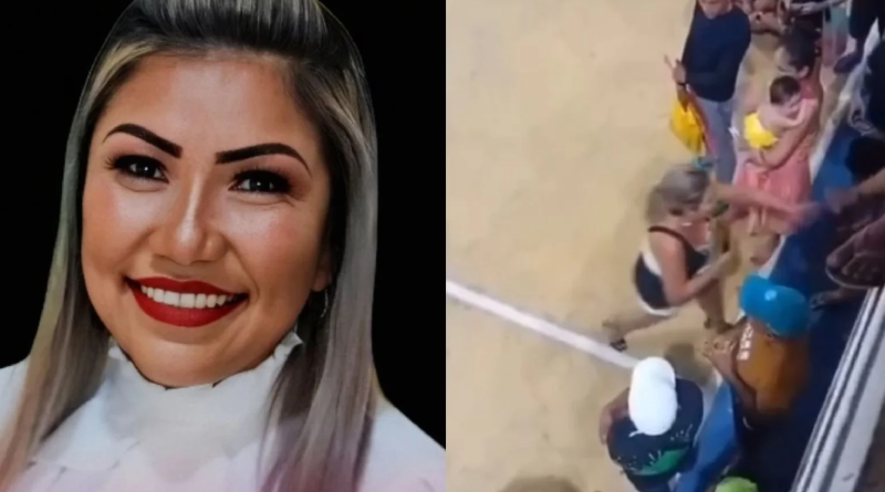 Prefeita de oeiras brigando