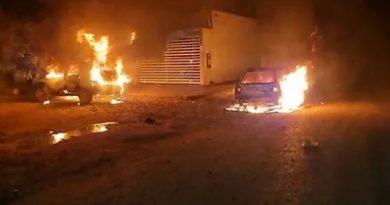 carros queimados velorio