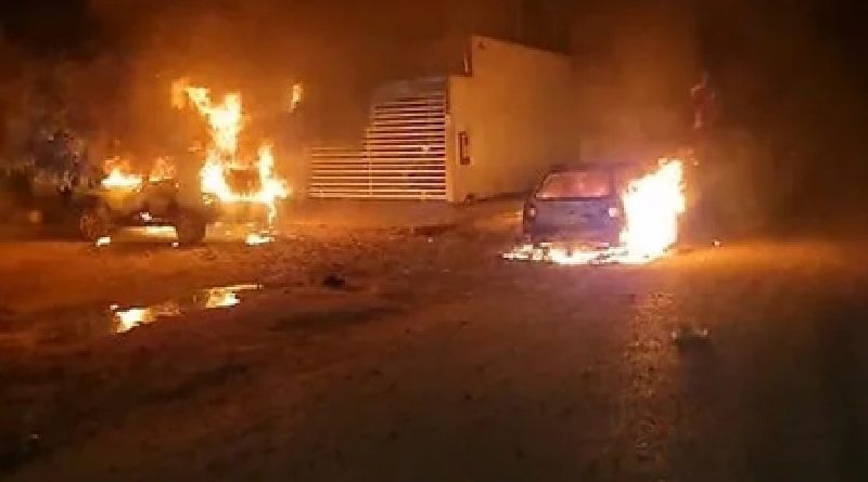 carros queimados velorio