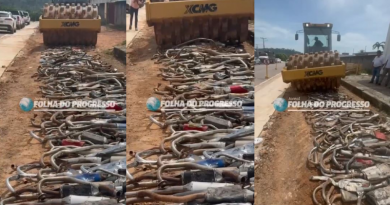 escapamentos destruidos em np