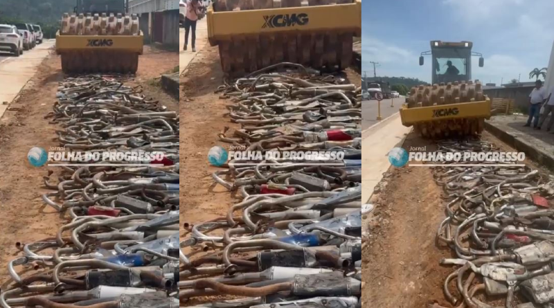 escapamentos destruidos em np