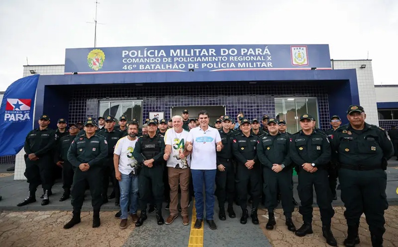  O governador Helder Barbalho entrega nesta sexta-feira (19), às 19h, em Novo Progresso, o Quartel do 46º Batalhão de Polícia Militar. 