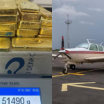 PF apreende mais de 51 kg de ouro, arma e munição em avião no aeroporto de Boa Vista (RO) vindo de Itaituba (PA); 03 pessoas foram presas