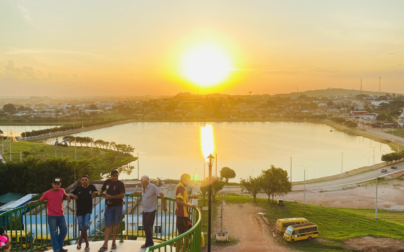 Lago Municipal de Novo Progresso | Foto: Reprodução/Redes Sociais