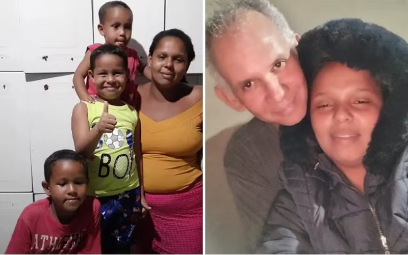 Sabrina de Almeida Lima, de 27 anos, e os filhos de 10, 8 e 6, foram vistos pela última vez na quinta-feira (18), em Jaboticabal, SP — Foto: Arquivo pessoal