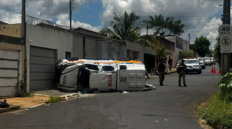 Acidente viatura da pm-Jornal Folha do Progresso