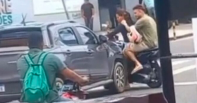 Discussão no transito-Jornal Folha do Progresso