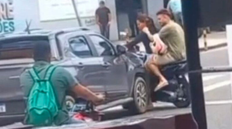 Discussão no transito-Jornal Folha do Progresso