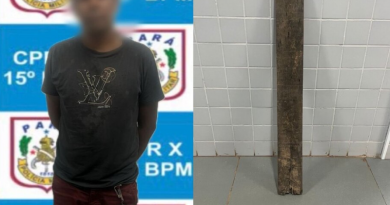 Homem preso- Jornal Folha do Progresso