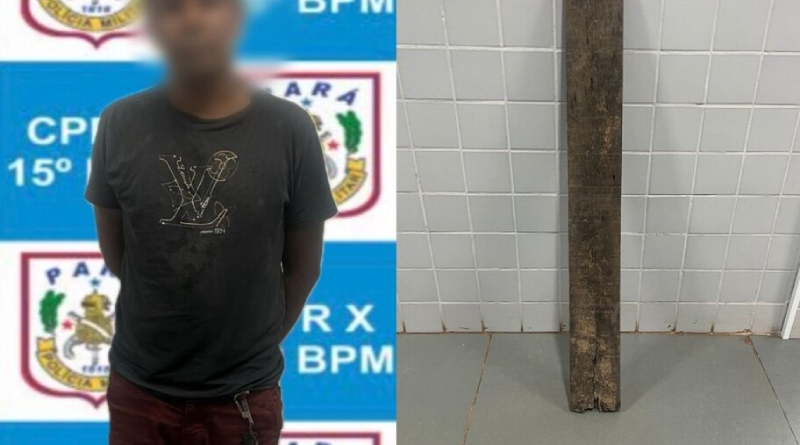 Homem preso- Jornal Folha do Progresso