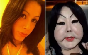 Juju do Pix antes e depois da aplicação de óleo mineral no rosto — Foto: Reprodução/Instagram