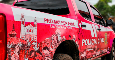 Viatura da polícia do Pará para ocorrências de violência contra mulher — Jornal Folha do Progresso