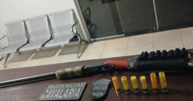 arma e munições-Jornal Folha do Progresso