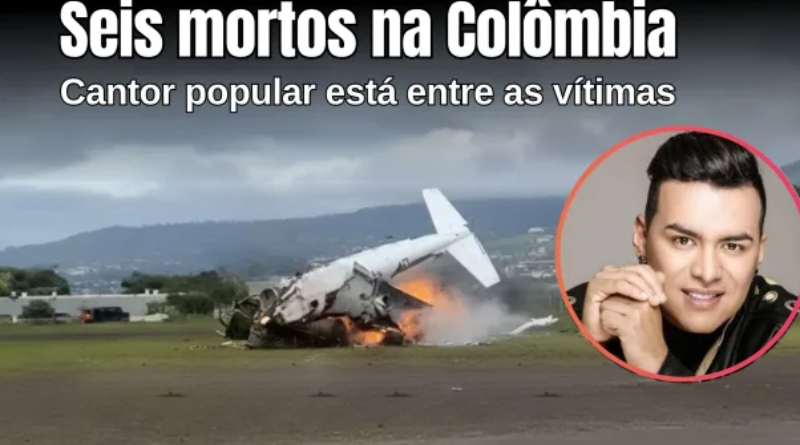 queda de avião-seis mortos Colombia-Jornal Folha do Progresso
