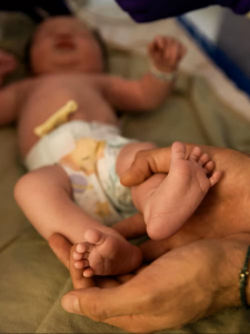 Nasce Zuza, filha de Rafa Kalimann e Nattan — Foto: Hanna Rocha Fotografia/